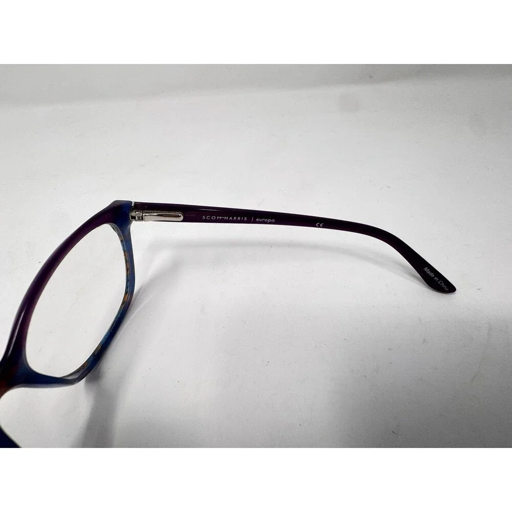 Scott Harris SH-570 Eyeglass Frames Only 53-16-135 Purple C1 Authentic